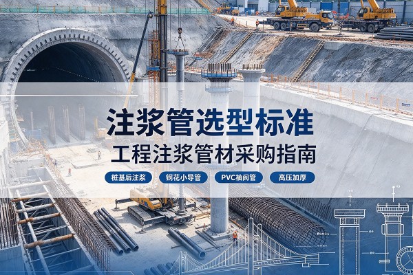 吴江注浆管选型标准
